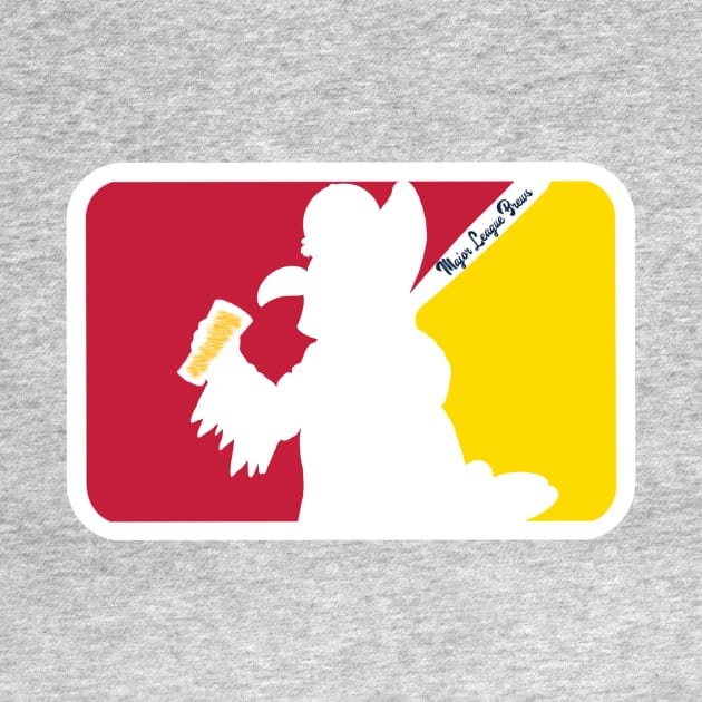 Fredbird Mascot Major League Brews by Major League Brews 